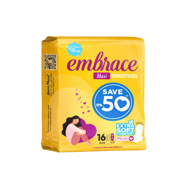 Embrace Maxi Sensitives Pads